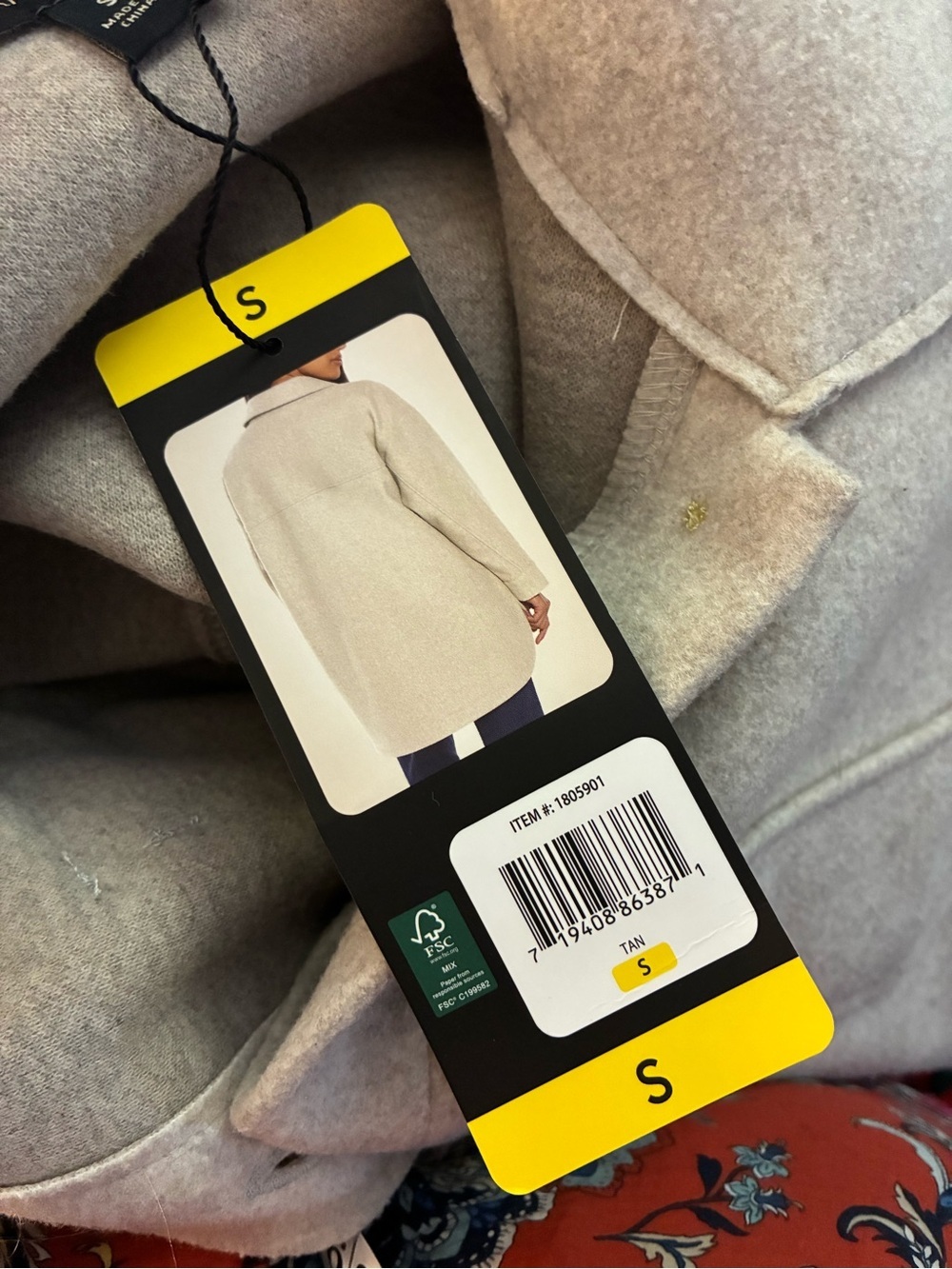 Banana Republic Shirt Jacket Oversized Snap Front Pocketed Sand S - Picture 5 of 7